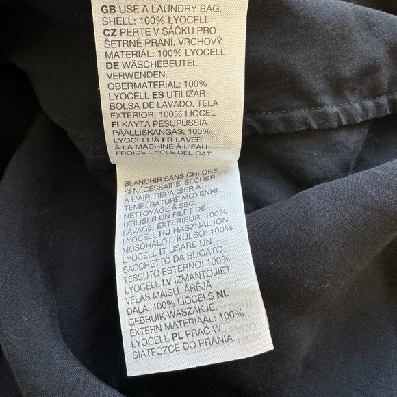 & Other Stories Tiered Hem Maxi Dress with Gathered Tie Neck and Keyhole Back - Picture 10 of 11